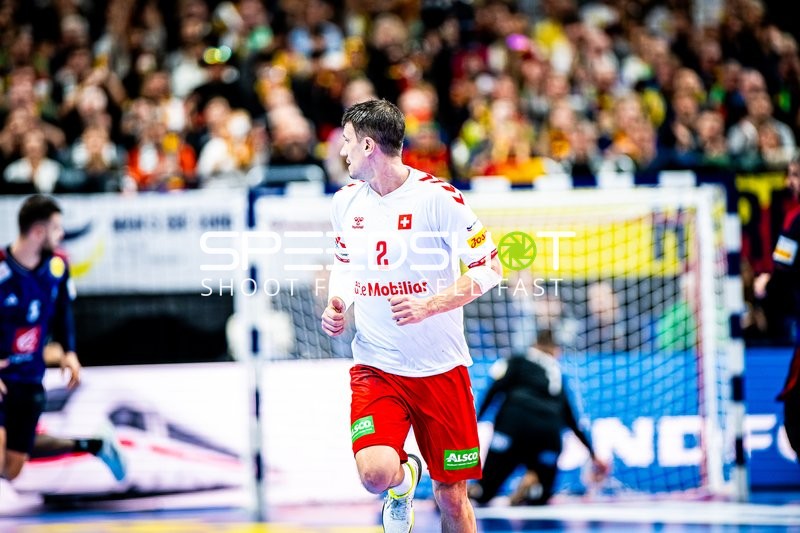 Handball I Herren I Euro 2024 I Vorrunde I Gruppe A I Schweiz - Frankreich I 14.01.2024