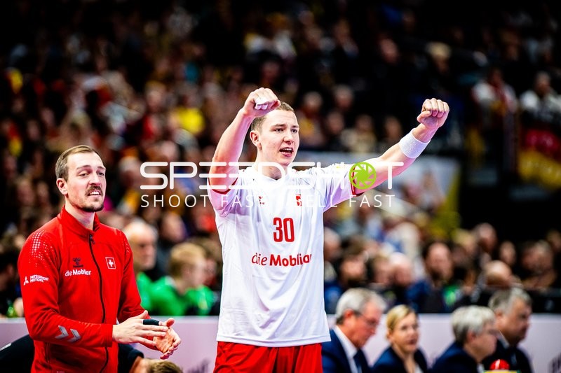 Handball I Herren I Euro 2024 I Vorrunde I Gruppe A I Schweiz - Frankreich I 14.01.2024