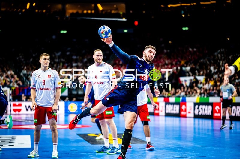 Handball I Herren I Euro 2024 I Vorrunde I Gruppe A I Schweiz - Frankreich I 14.01.2024