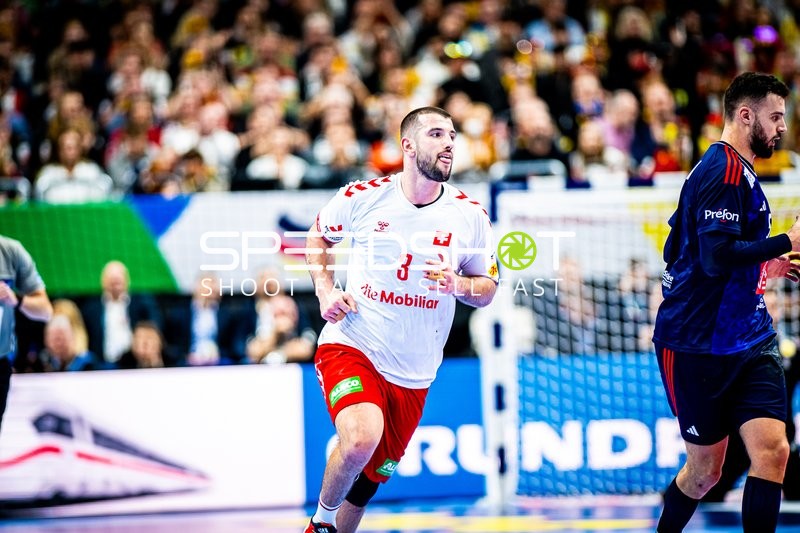 Handball I Herren I Euro 2024 I Vorrunde I Gruppe A I Schweiz - Frankreich I 14.01.2024