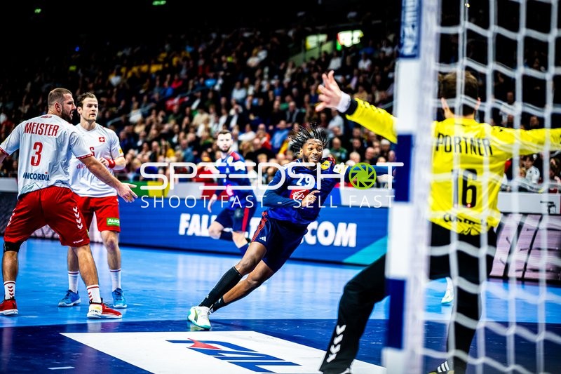 Handball I Herren I Euro 2024 I Vorrunde I Gruppe A I Schweiz - Frankreich I 14.01.2024