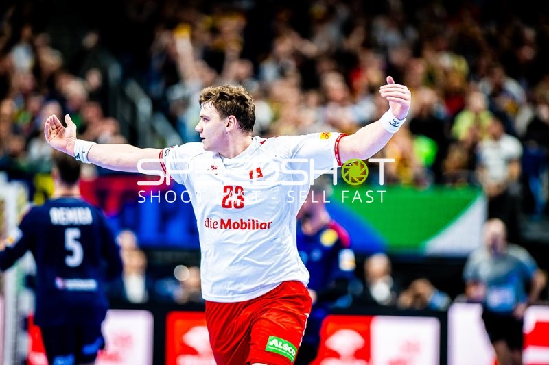 Handball I Herren I Euro 2024 I Vorrunde I Gruppe A I Schweiz - Frankreich I 14.01.2024