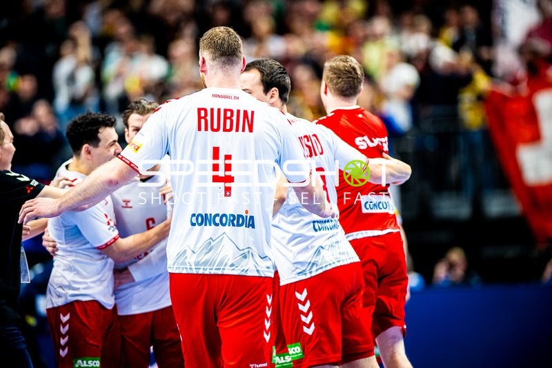 Handball I Herren I Euro 2024 I Vorrunde I Gruppe A I Schweiz - Frankreich I 14.01.2024