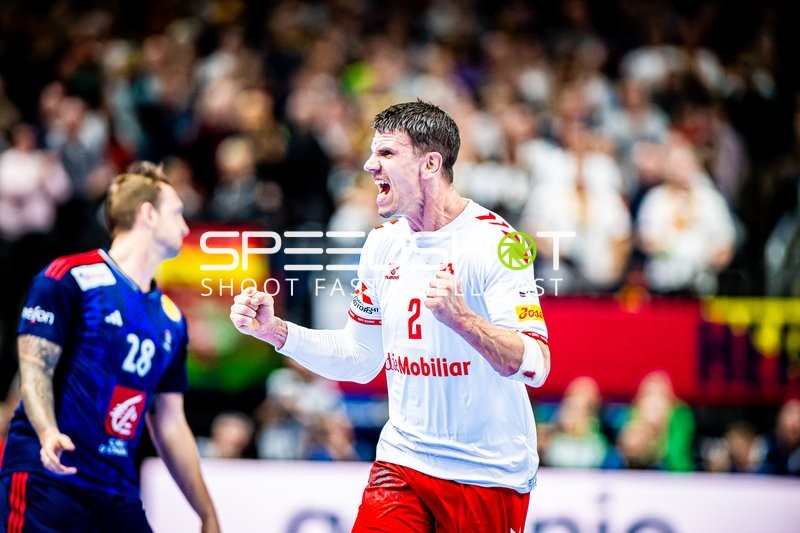 Handball I Herren I Euro 2024 I Vorrunde I Gruppe A I Schweiz - Frankreich I 14.01.2024