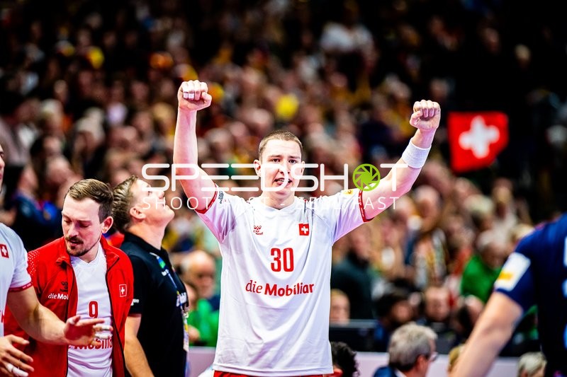 Handball I Herren I Euro 2024 I Vorrunde I Gruppe A I Schweiz - Frankreich I 14.01.2024