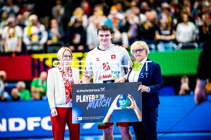 Handball I Herren I Euro 2024 I Vorrunde I Gruppe A I Schweiz - Frankreich I 14.01.2024