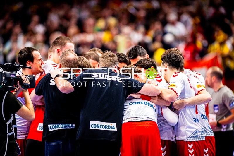 Handball I Herren I Euro 2024 I Vorrunde I Gruppe A I Schweiz - Frankreich I 14.01.2024