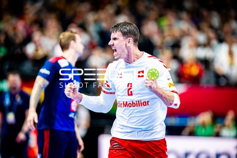 Handball I Herren I Euro 2024 I Vorrunde I Gruppe A I Schweiz - Frankreich I 14.01.2024