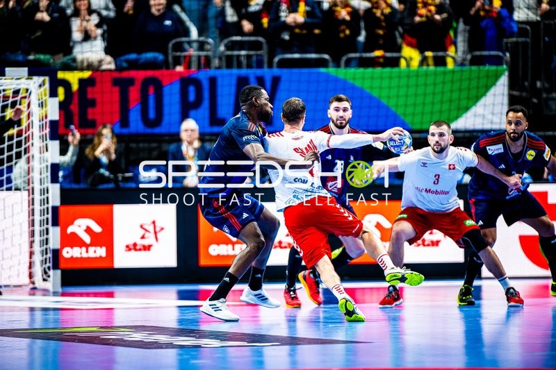 Handball I Herren I Euro 2024 I Vorrunde I Gruppe A I Schweiz - Frankreich I 14.01.2024