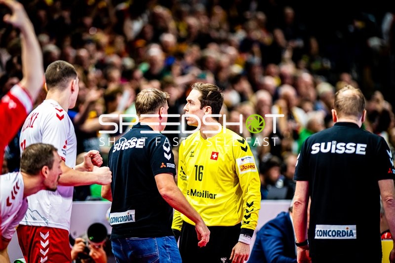 Handball I Herren I Euro 2024 I Vorrunde I Gruppe A I Schweiz - Frankreich I 14.01.2024