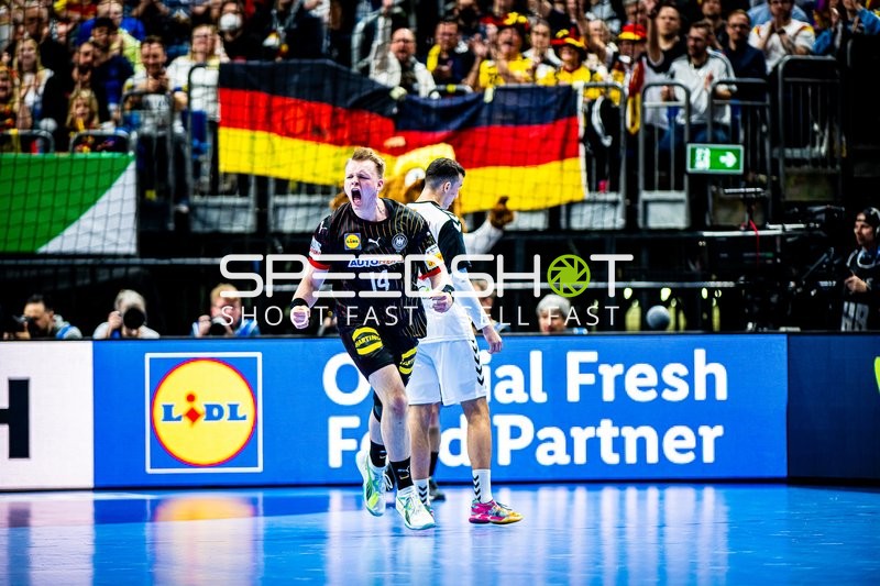 Handball I Herren I Euro 2024 I Vorrunde I Gruppe A I Nordmazedonien - Deutschland I 14.01.2024