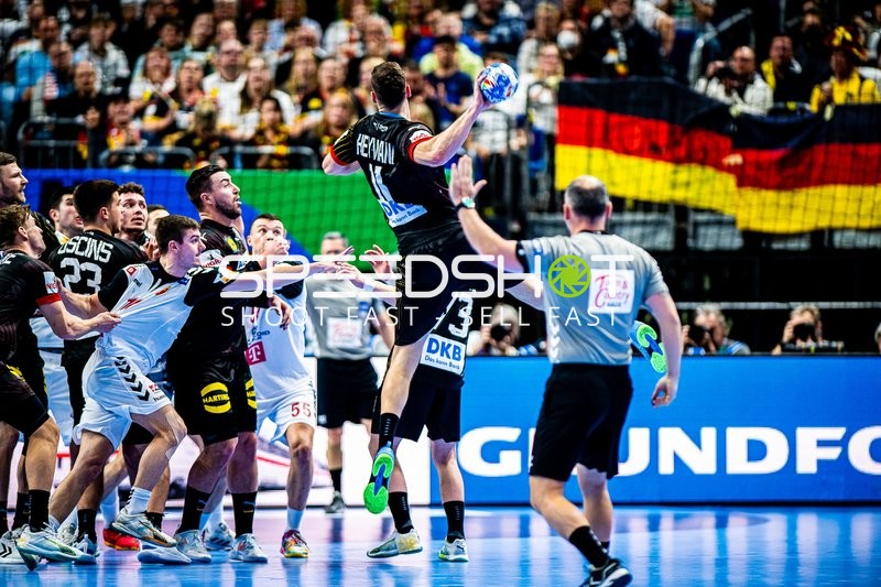 Handball I Herren I Euro 2024 I Vorrunde I Gruppe A I Nordmazedonien - Deutschland I 14.01.2024