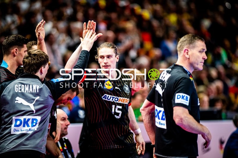 Handball I Herren I Euro 2024 I Vorrunde I Gruppe A I Nordmazedonien - Deutschland I 14.01.2024