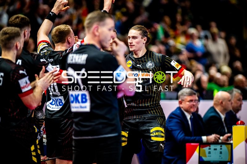 Handball I Herren I Euro 2024 I Vorrunde I Gruppe A I Nordmazedonien - Deutschland I 14.01.2024