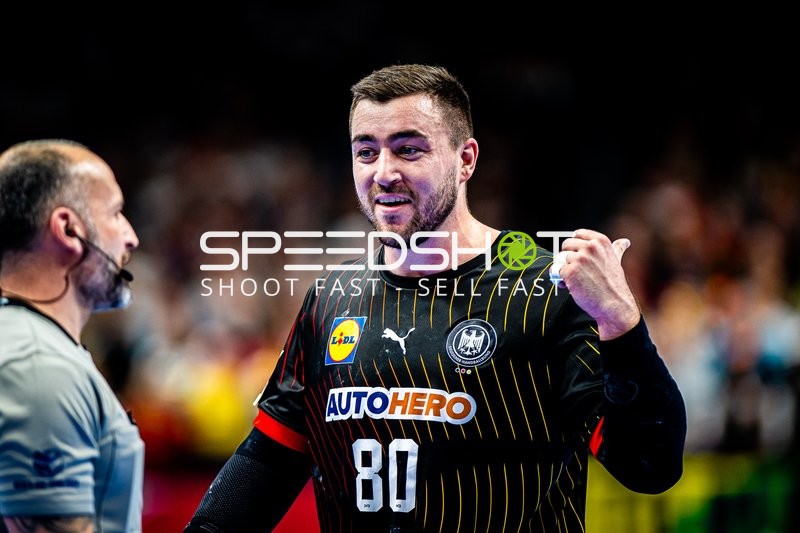 Handball I Herren I Euro 2024 I Vorrunde I Gruppe A I Nordmazedonien - Deutschland I 14.01.2024