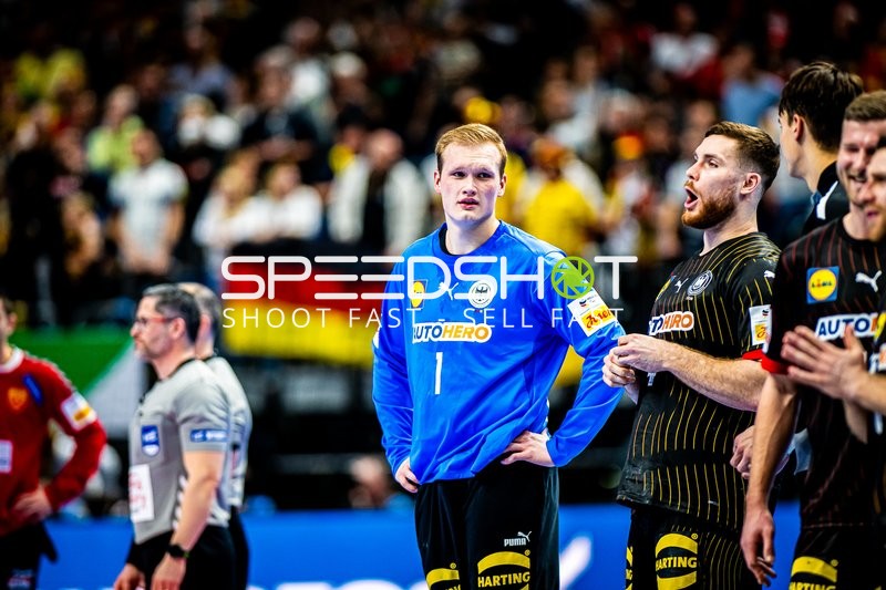 Handball I Herren I Euro 2024 I Vorrunde I Gruppe A I Nordmazedonien - Deutschland I 14.01.2024