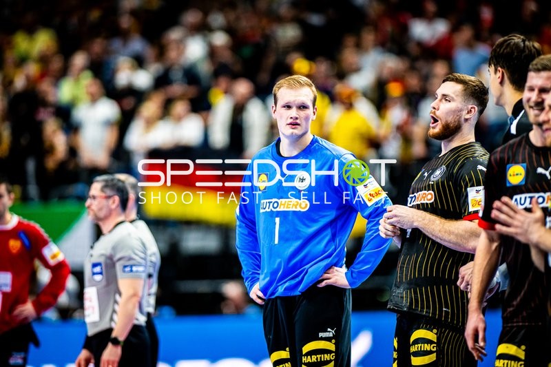 Handball I Herren I Euro 2024 I Vorrunde I Gruppe A I Nordmazedonien - Deutschland I 14.01.2024