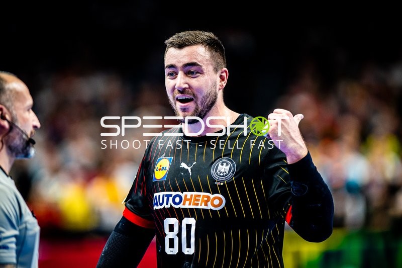 Handball I Herren I Euro 2024 I Vorrunde I Gruppe A I Nordmazedonien - Deutschland I 14.01.2024