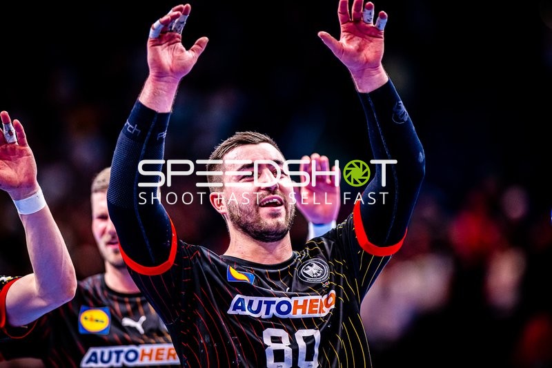 Handball I Herren I Euro 2024 I Vorrunde I Gruppe A I Nordmazedonien - Deutschland I 14.01.2024