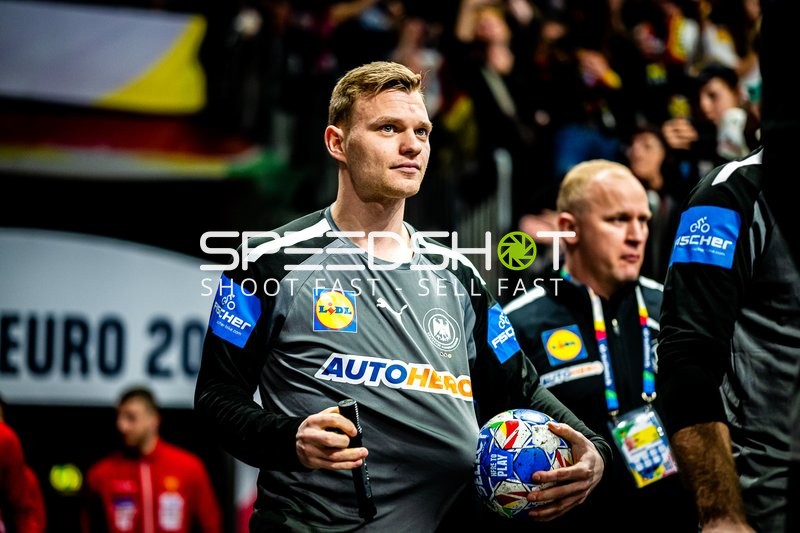 Handball I Herren I Euro 2024 I Vorrunde I Gruppe A I Nordmazedonien - Deutschland I 14.01.2024