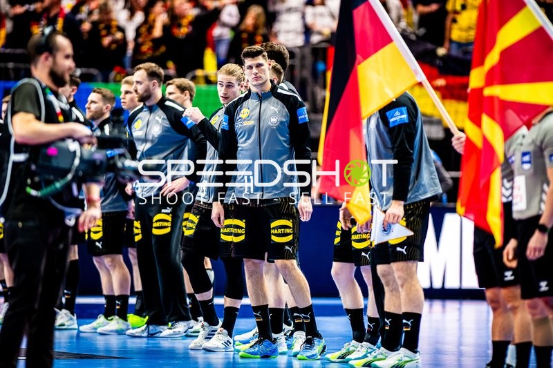Handball I Herren I Euro 2024 I Vorrunde I Gruppe A I Nordmazedonien - Deutschland I 14.01.2024