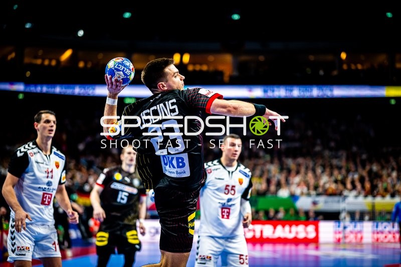 Handball I Herren I Euro 2024 I Vorrunde I Gruppe A I Nordmazedonien - Deutschland I 14.01.2024