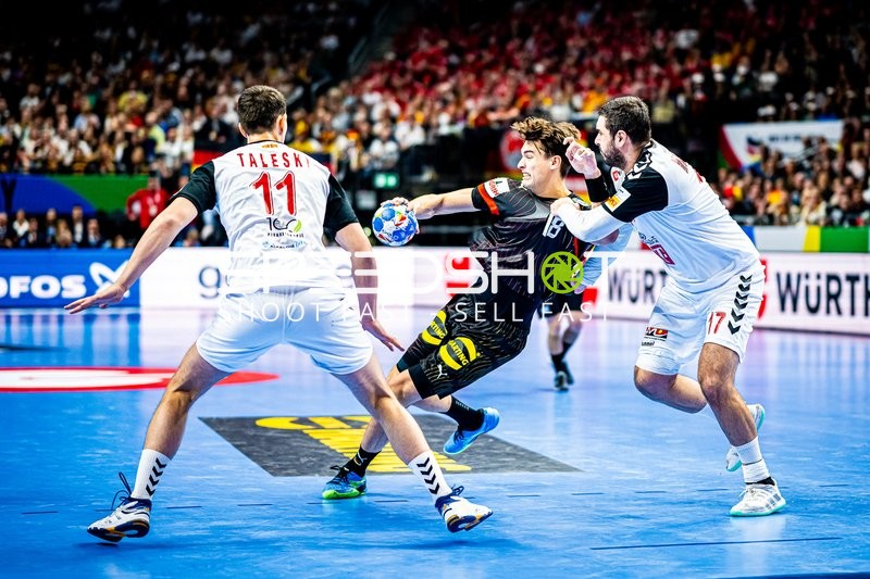 Handball I Herren I Euro 2024 I Vorrunde I Gruppe A I Nordmazedonien - Deutschland I 14.01.2024