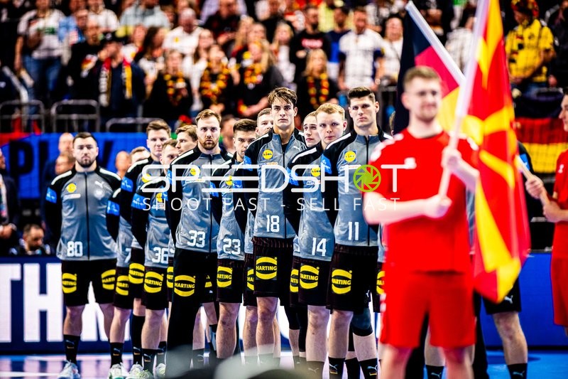 Handball I Herren I Euro 2024 I Vorrunde I Gruppe A I Nordmazedonien - Deutschland I 14.01.2024