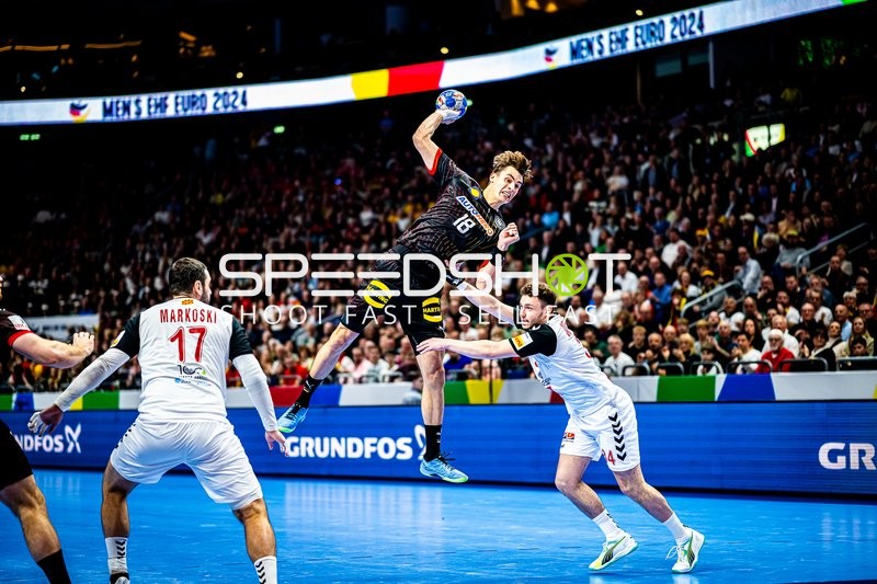 Handball I Herren I Euro 2024 I Vorrunde I Gruppe A I Nordmazedonien - Deutschland I 14.01.2024