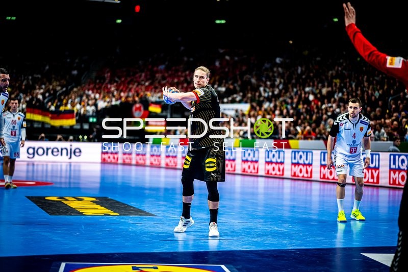 Handball I Herren I Euro 2024 I Vorrunde I Gruppe A I Nordmazedonien - Deutschland I 14.01.2024