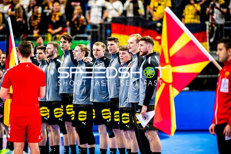 Handball I Herren I Euro 2024 I Vorrunde I Gruppe A I Nordmazedonien - Deutschland I 14.01.2024