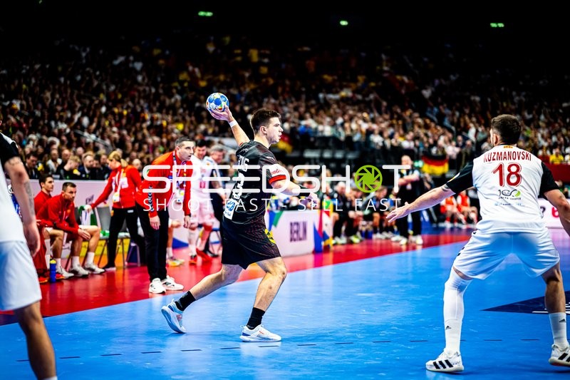Handball I Herren I Euro 2024 I Vorrunde I Gruppe A I Nordmazedonien - Deutschland I 14.01.2024