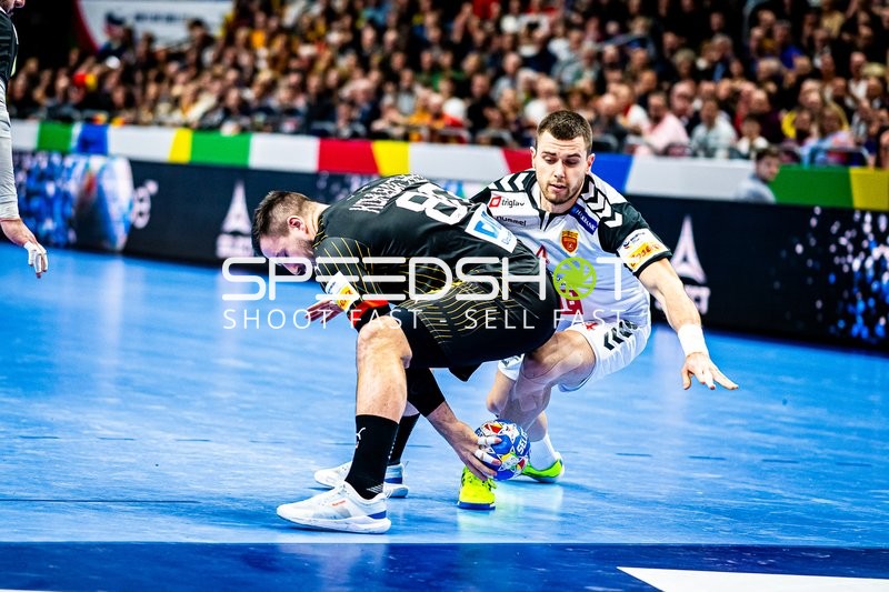 Handball I Herren I Euro 2024 I Vorrunde I Gruppe A I Nordmazedonien - Deutschland I 14.01.2024
