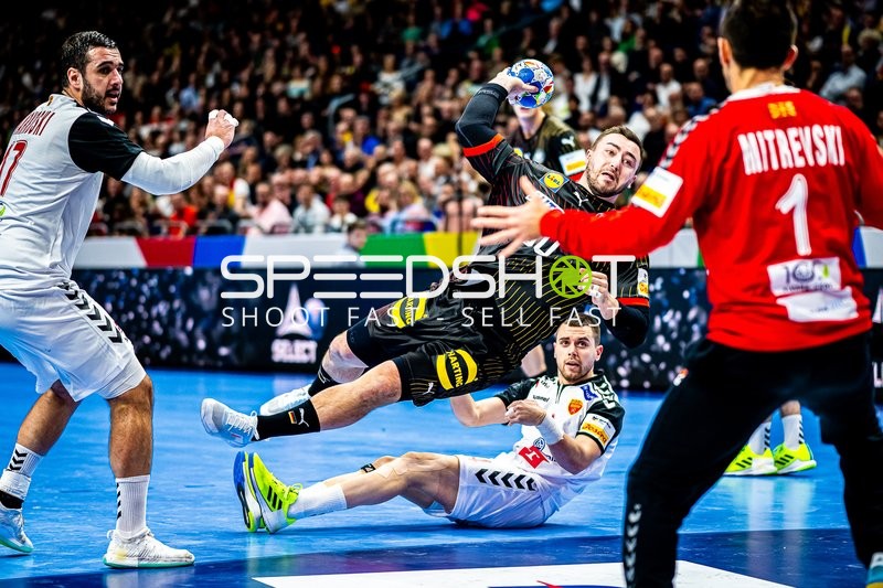 Handball I Herren I Euro 2024 I Vorrunde I Gruppe A I Nordmazedonien - Deutschland I 14.01.2024