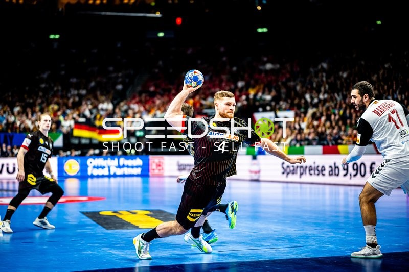 Handball I Herren I Euro 2024 I Vorrunde I Gruppe A I Nordmazedonien - Deutschland I 14.01.2024