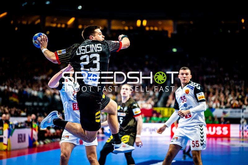 Handball I Herren I Euro 2024 I Vorrunde I Gruppe A I Nordmazedonien - Deutschland I 14.01.2024