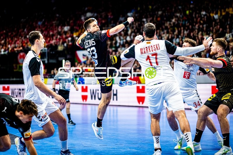 Handball I Herren I Euro 2024 I Vorrunde I Gruppe A I Nordmazedonien - Deutschland I 14.01.2024