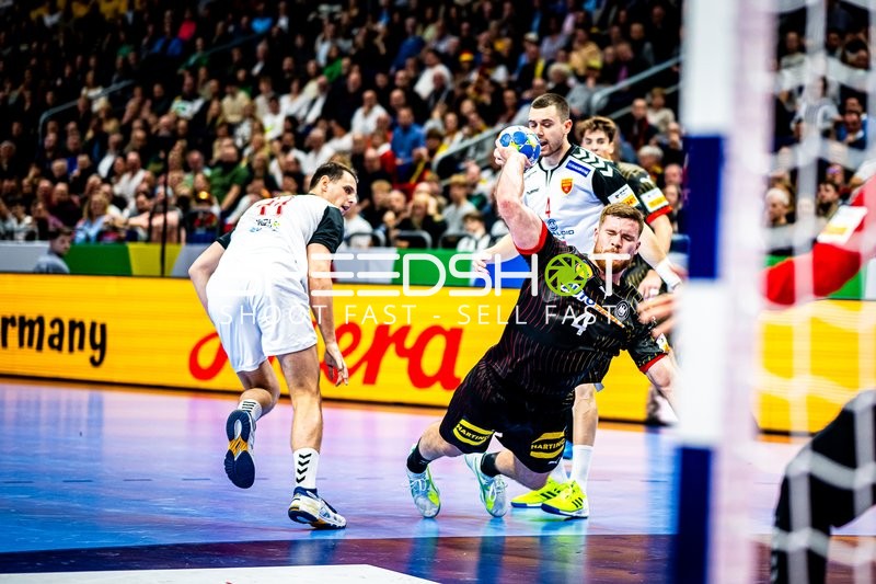 Handball I Herren I Euro 2024 I Vorrunde I Gruppe A I Nordmazedonien - Deutschland I 14.01.2024