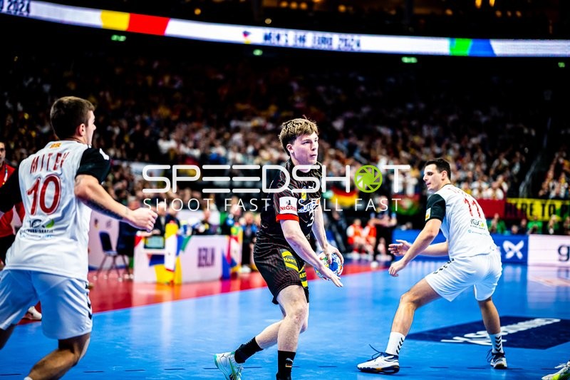 Handball I Herren I Euro 2024 I Vorrunde I Gruppe A I Nordmazedonien - Deutschland I 14.01.2024