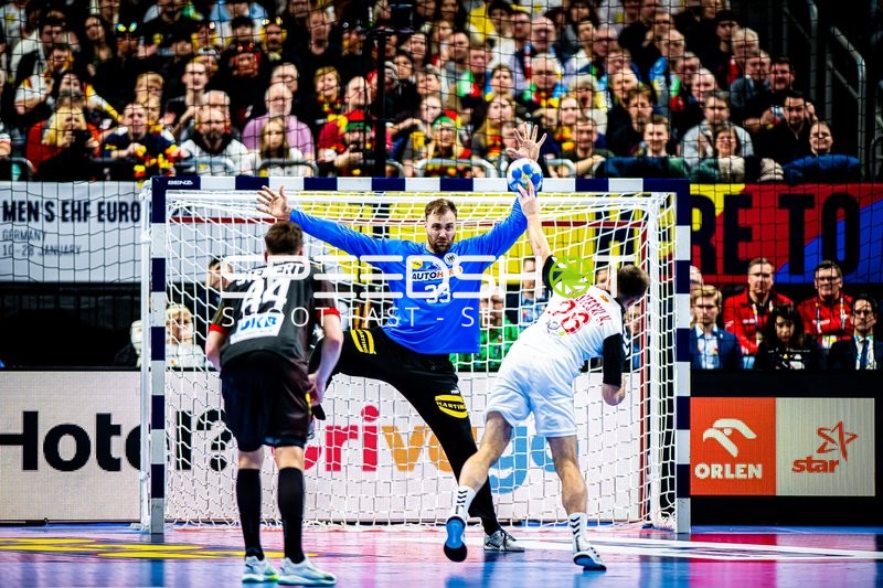 Handball I Herren I Euro 2024 I Vorrunde I Gruppe A I Nordmazedonien - Deutschland I 14.01.2024