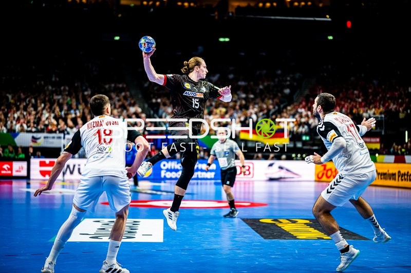 Handball I Herren I Euro 2024 I Vorrunde I Gruppe A I Nordmazedonien - Deutschland I 14.01.2024