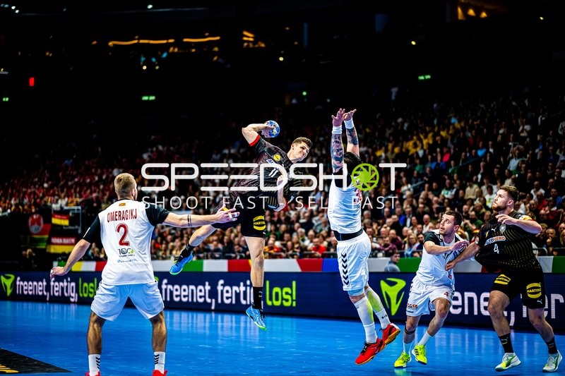 Handball I Herren I Euro 2024 I Vorrunde I Gruppe A I Nordmazedonien - Deutschland I 14.01.2024