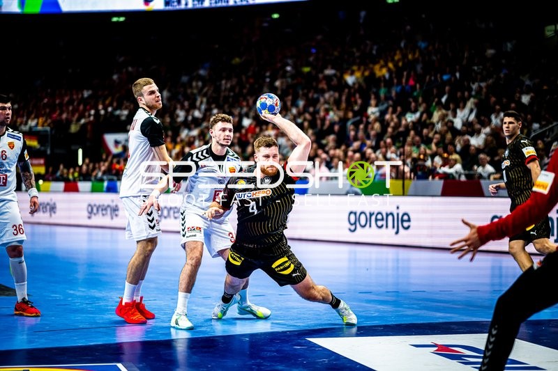 Handball I Herren I Euro 2024 I Vorrunde I Gruppe A I Nordmazedonien - Deutschland I 14.01.2024