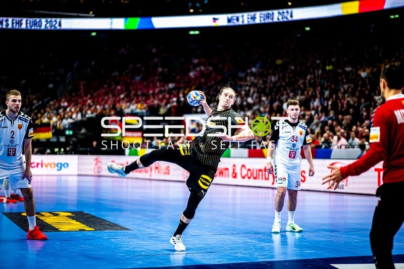 Handball I Herren I Euro 2024 I Vorrunde I Gruppe A I Nordmazedonien - Deutschland I 14.01.2024
