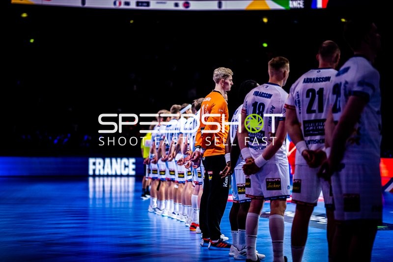 Handball I Herren I Euro 2024 I Hauptrunde I Gruppe 1 I Island - Frankreich I 20.01.2024