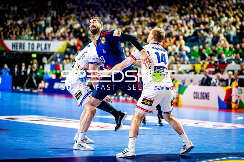 Handball I Herren I Euro 2024 I Hauptrunde I Gruppe 1 I Island - Frankreich I 20.01.2024