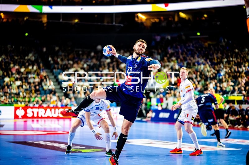 Handball I Herren I Euro 2024 I Hauptrunde I Gruppe 1 I Island - Frankreich I 20.01.2024