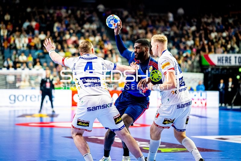 Handball I Herren I Euro 2024 I Hauptrunde I Gruppe 1 I Island - Frankreich I 20.01.2024