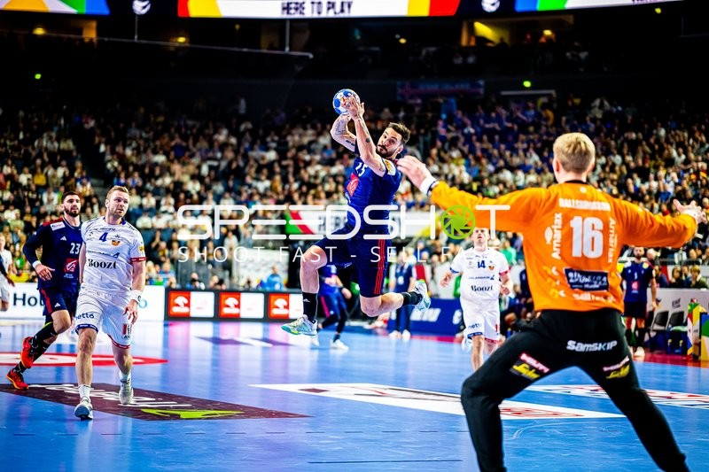 Handball I Herren I Euro 2024 I Hauptrunde I Gruppe 1 I Island - Frankreich I 20.01.2024