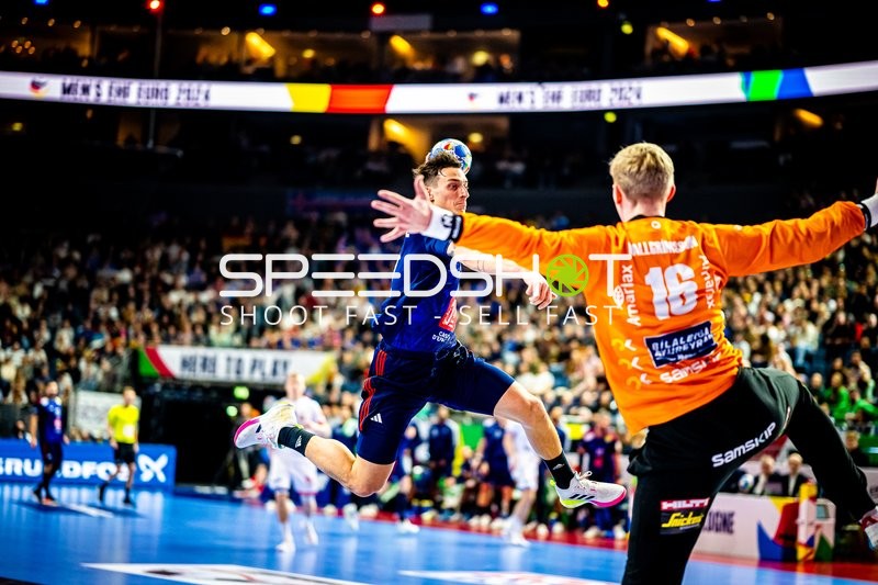 Handball I Herren I Euro 2024 I Hauptrunde I Gruppe 1 I Island - Frankreich I 20.01.2024